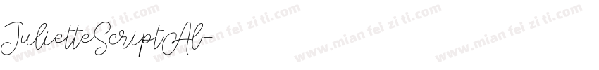 JulietteScriptAl字体转换