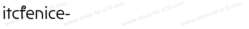 itcfenice字体转换