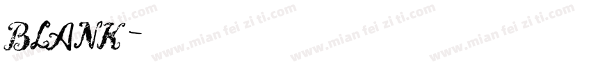 文鼎黑体BLANK字体转换