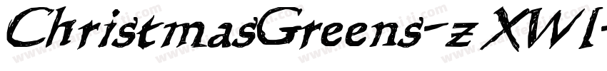 ChristmasGreens-zXWl字体转换