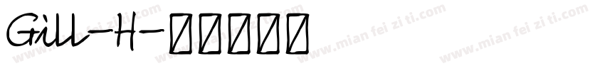 Gill-H字体转换