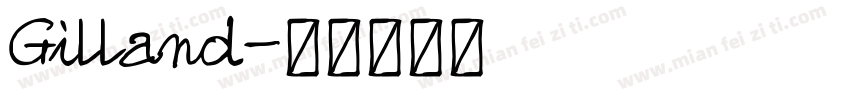 Gilland字体转换