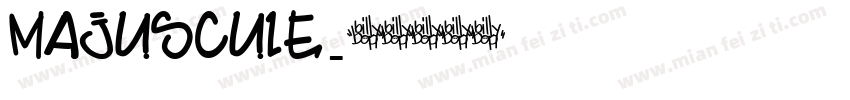 majuscule字体转换