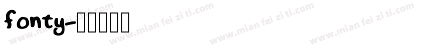 fonty字体转换