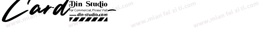 Card1字体转换