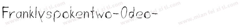 Franklyspokentwo-0deo字体转换