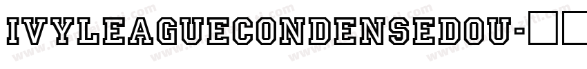 IvyLeagueCondensedOu字体转换