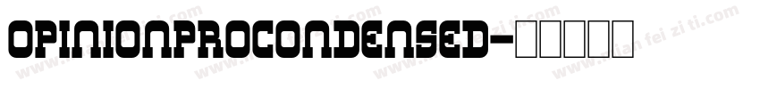 opinionprocondensed字体转换
