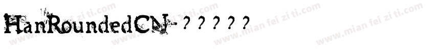 HanRoundedCN字体转换
