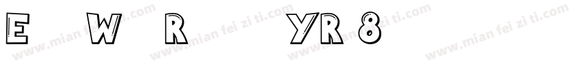 EarthWaveRegular-YRg8字体转换