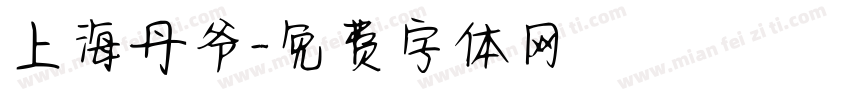 上海丹爷字体转换