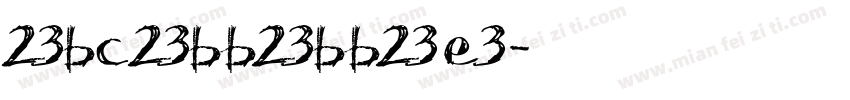 23bc23bb23bb23e3字体转换