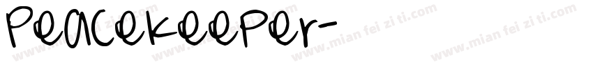 Peacekeeper字体转换