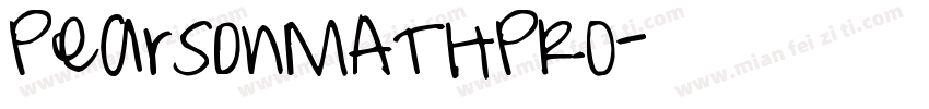 PearsonMATHPRO字体转换