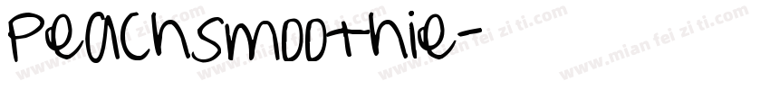 peachsmoothie字体转换