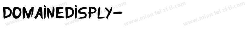 domainedisply字体转换