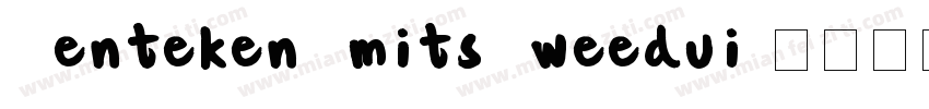 KentekenSmitsTweedui字体转换