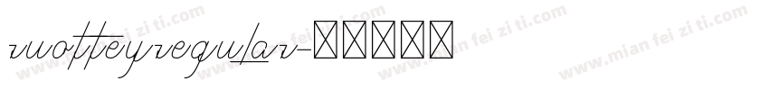 ruotteyregular字体转换