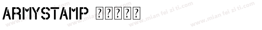 ArmyStamp字体转换