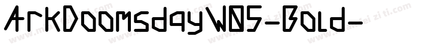 ArkDoomsdayW05-Bold字体转换