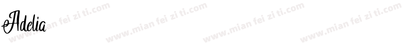 Adelia字体转换