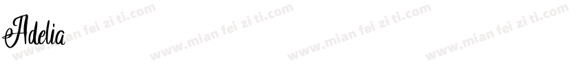 Adelia字体转换