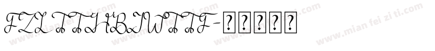 FZLTTHBJWTTF字体转换