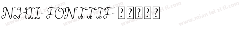 NHII-FONTTTF字体转换