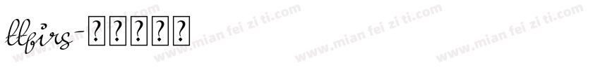 ttfirs字体转换