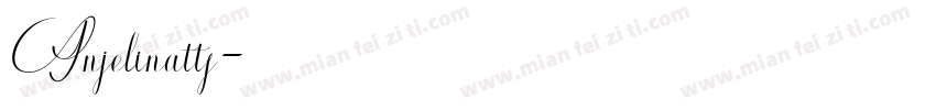 Anjelinattf字体转换