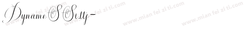 DynameSSi.ttf字体转换