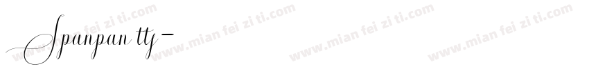 Ipanpan，ttf字体转换