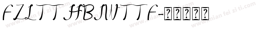 FZLTTHBJWTTF字体转换