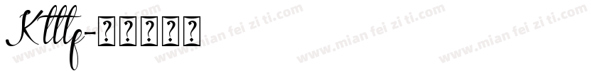 Ktttf字体转换