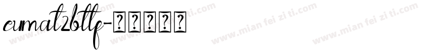 eumat2bttf字体转换