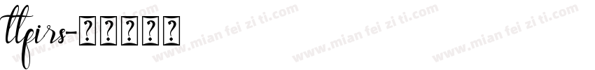 ttfirs字体转换