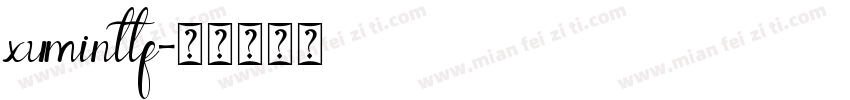 xuminttf字体转换