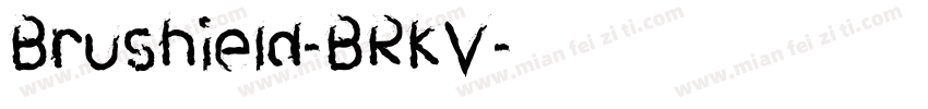 Brushield-BRKV字体转换