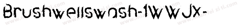 Brushwellswash-0WWJX字体转换