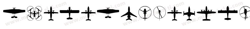 AIRCRAFT-Regular字体转换