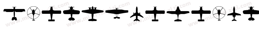 EarthAircraftUniverse-OL8O字体转换