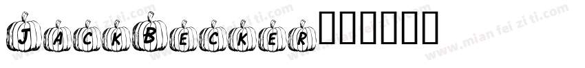 JackBecker字体转换