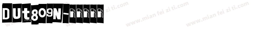 Dut809n字体转换
