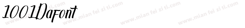 1001Dafont字体转换