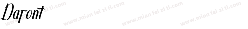 Dafont字体转换
