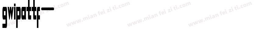 gwipattf字体转换