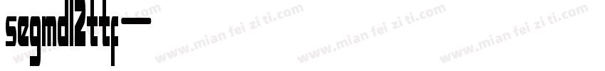 segmdl2ttf字体转换