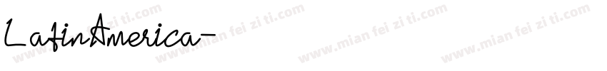 LatinAmerica字体转换