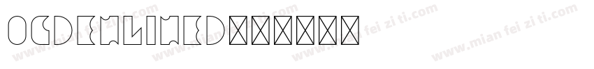 OgdenLined字体转换