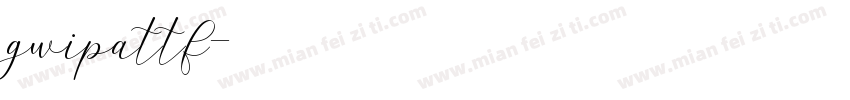 gwipattf字体转换